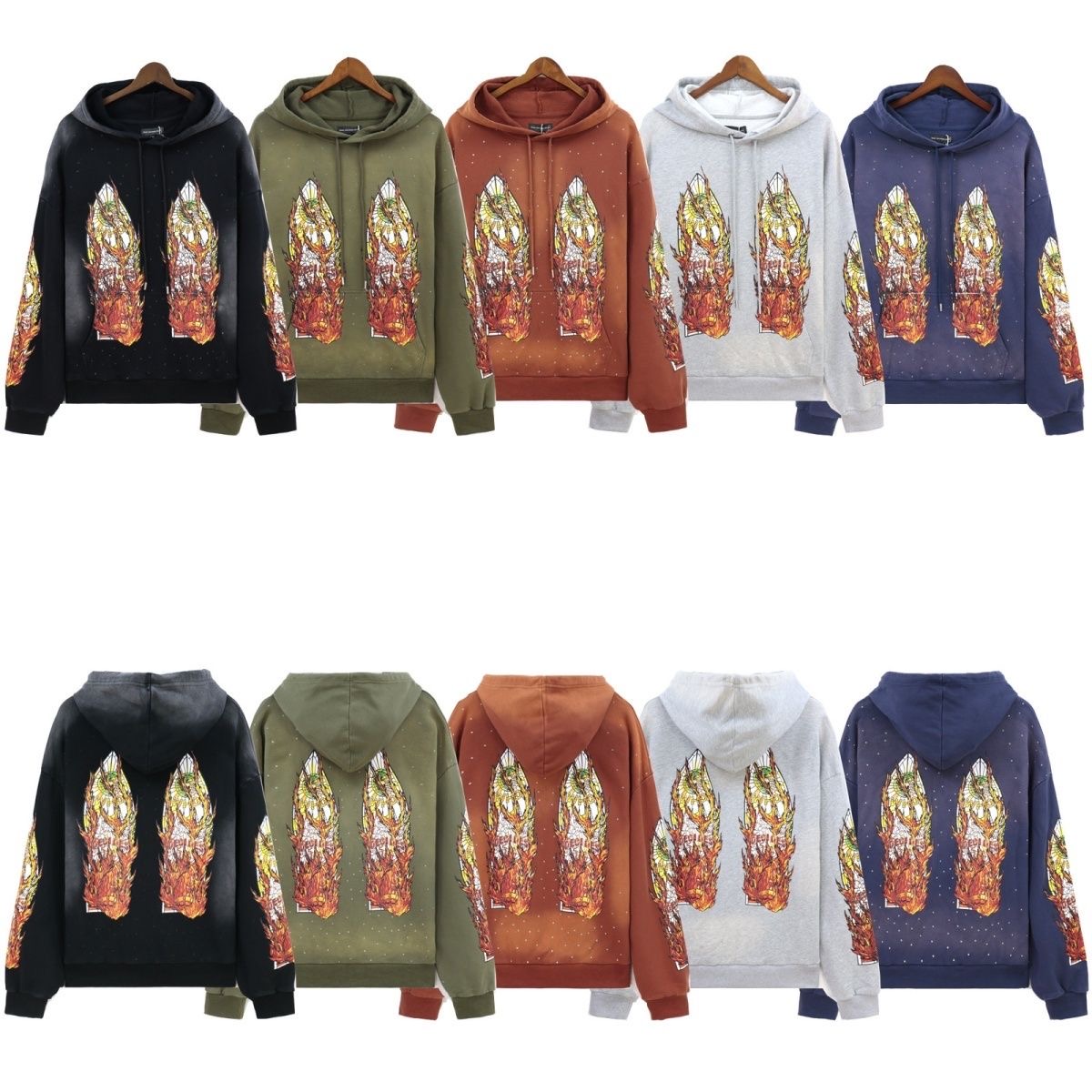 Who Decides War Classic Patterned Printed Sweatshirt