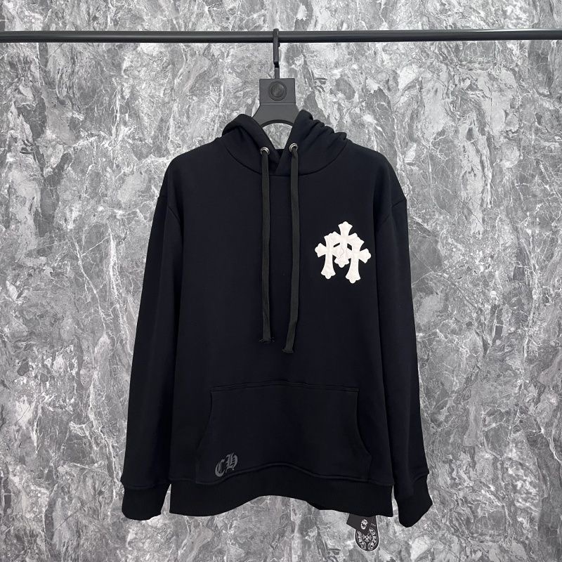 chrome heart Cross Sanskrit Patch Sweatshirt hoodie