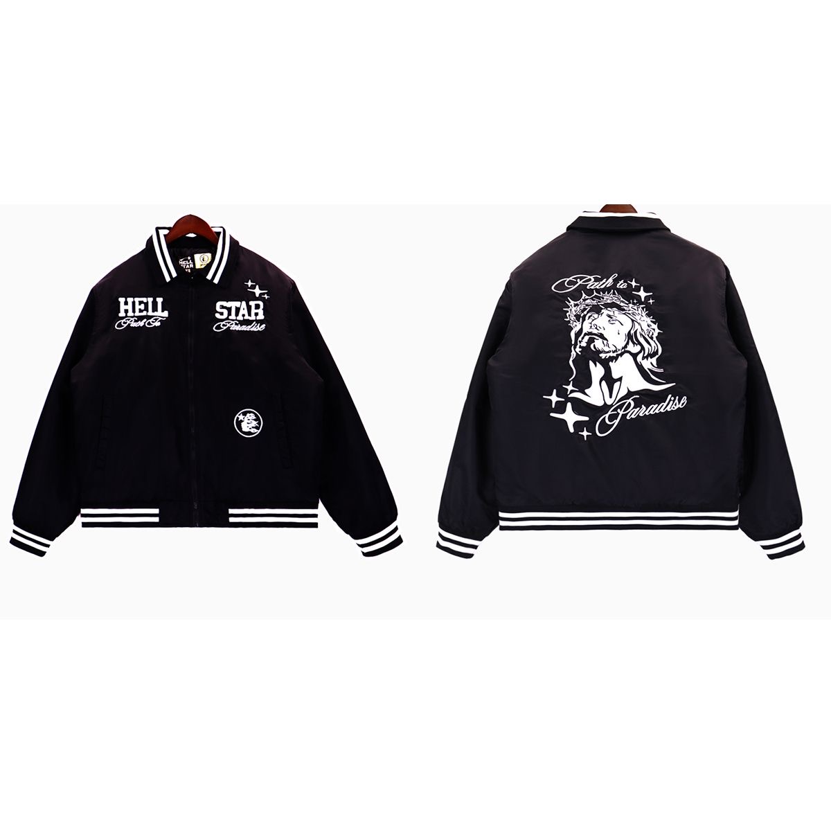Hellstar Path To Paradise Embroidered Cotton Jacket