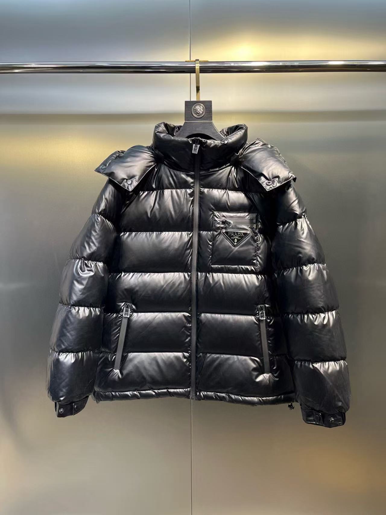 Prada down jacket-black color
