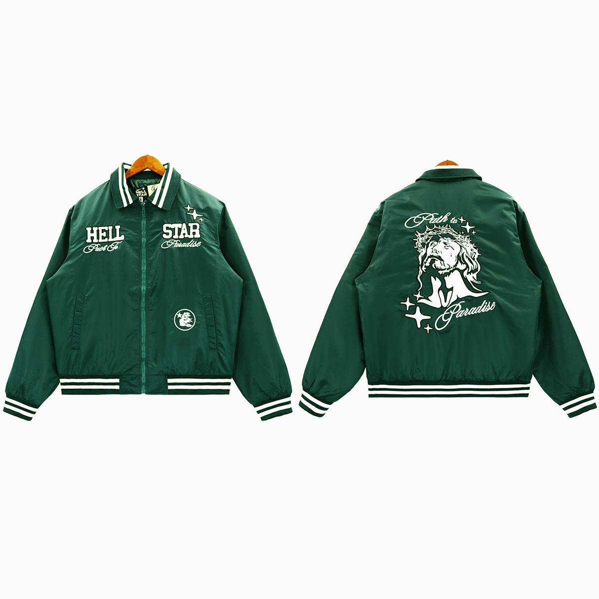 Hellstar Path To Paradise Embroidered Cotton Jacket
