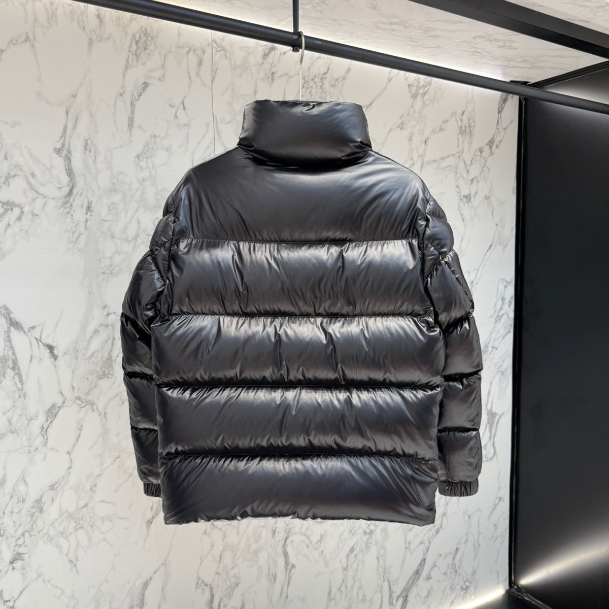 Moncler glossy stand-up collar thickened warm down jacket outerwear