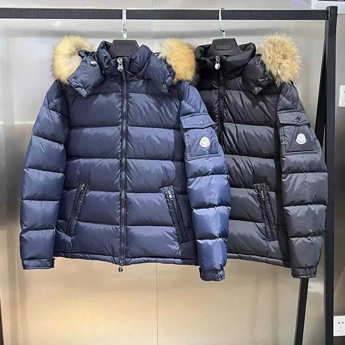 Moncler hooded down jacket