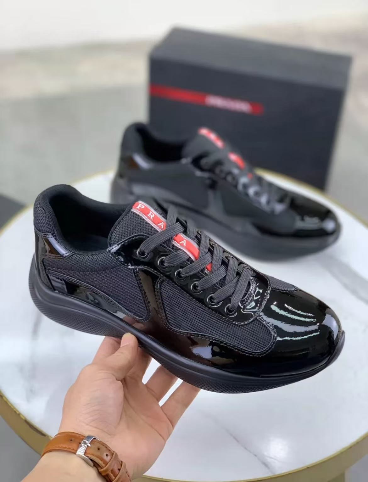 Prada America's Cup Nappa  Sport Shoes