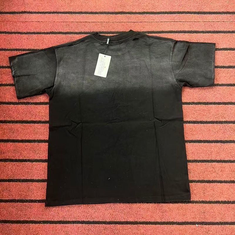 Vale Retro Character Print Streetwear Loose Vintage Short-Sleeved T-Shirt