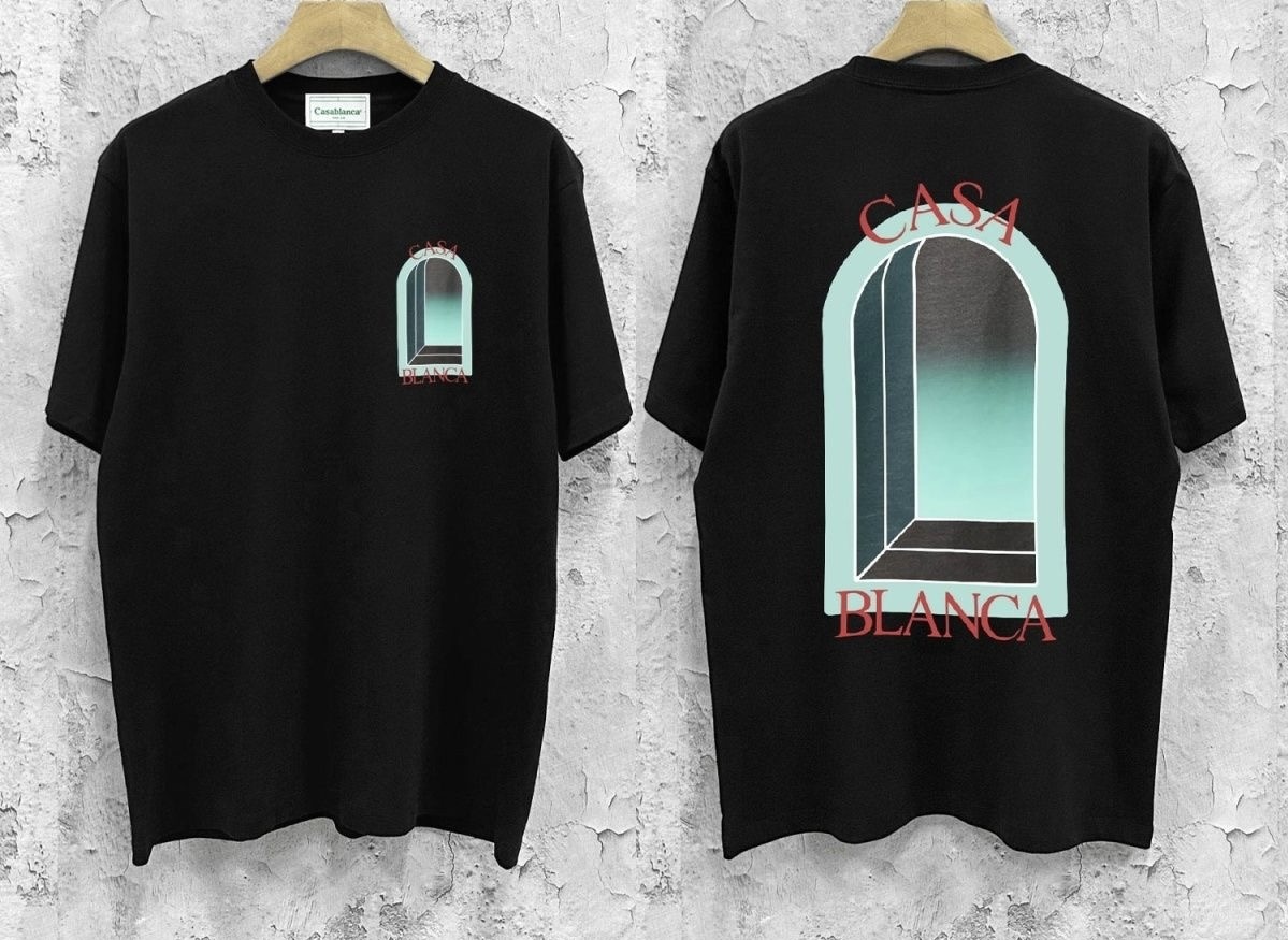 Casablanca Green Door Print Tee 2 Colors