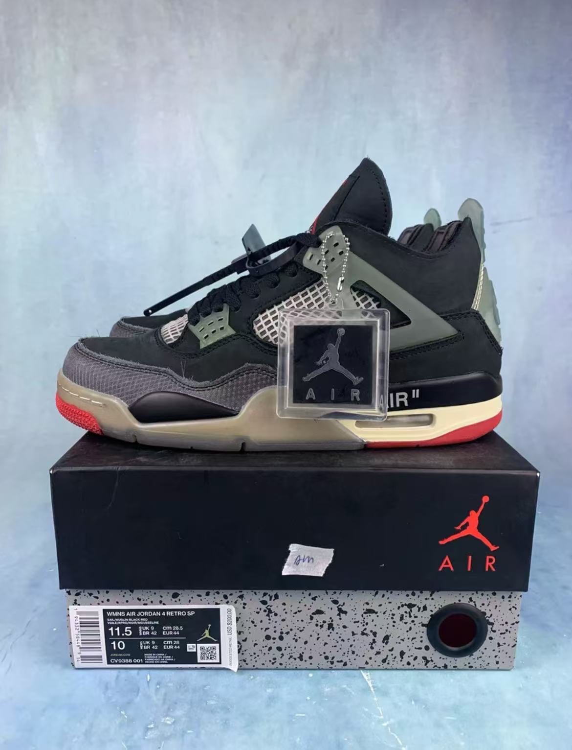 Air Jordan 4 & off white Cream Sail