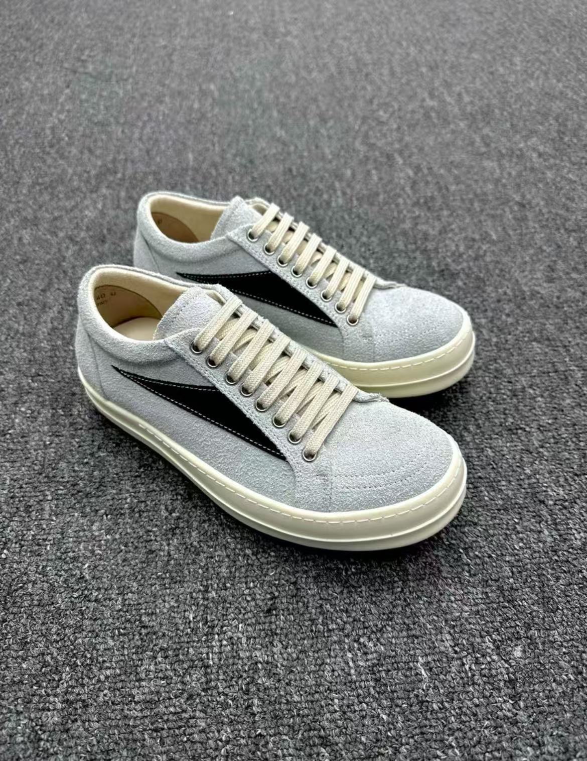 RickowensDRKSHDW canvas shoe board shoes