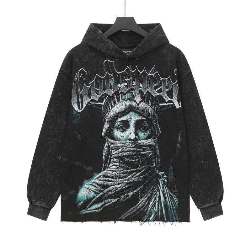 Godspeed Retro Statue of Liberty Hoodie Black