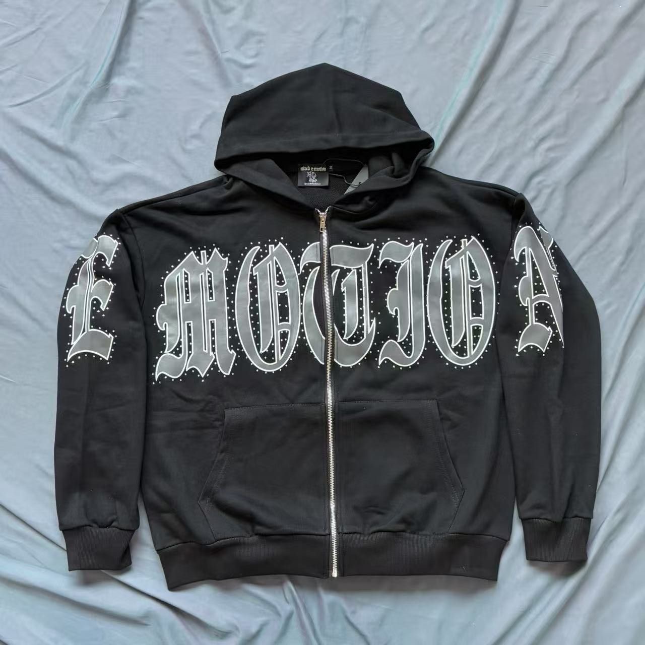 Mixed EMOTION Hot Diamond Letter Printed Street Hoodie