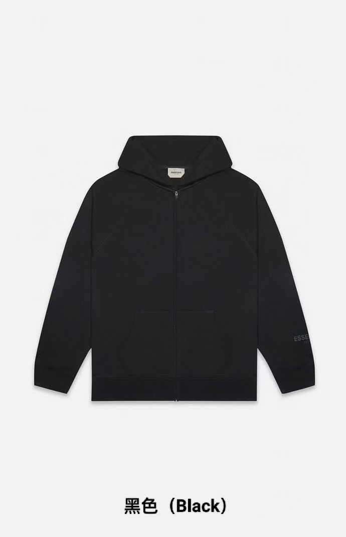 Essential Logo Black Hoodie