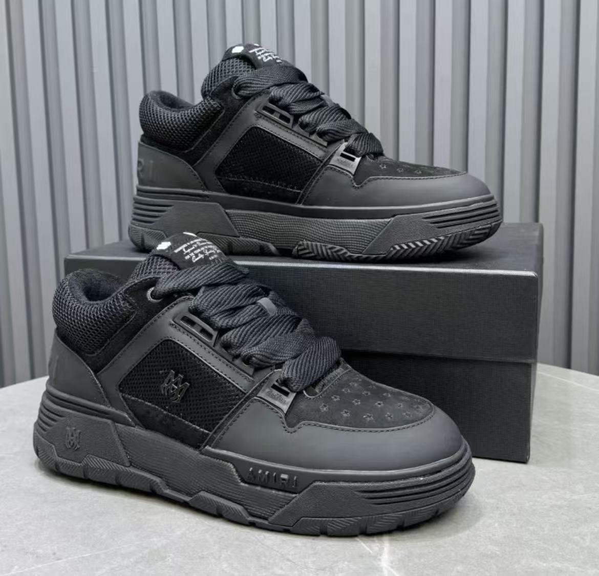 Amiri black sneakers