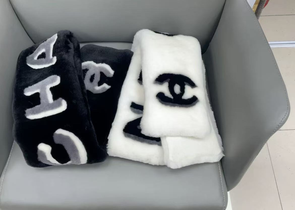 Chanel Warm Fleece Scarf