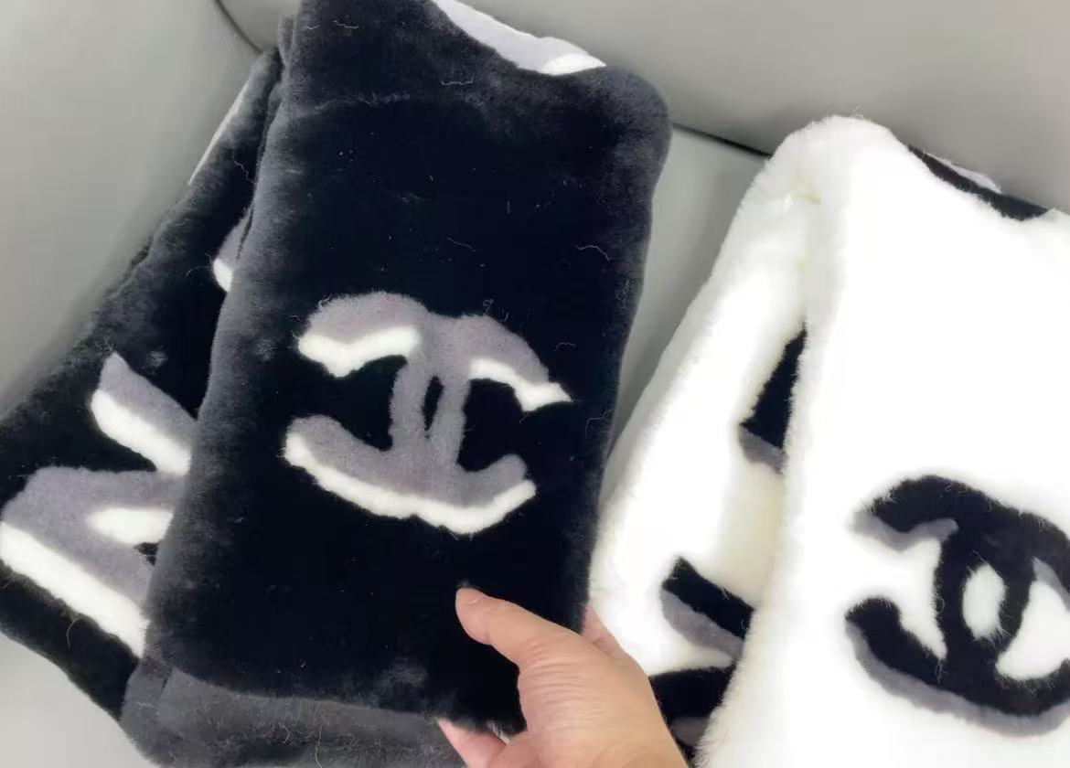 Chanel Warm Fleece Scarf