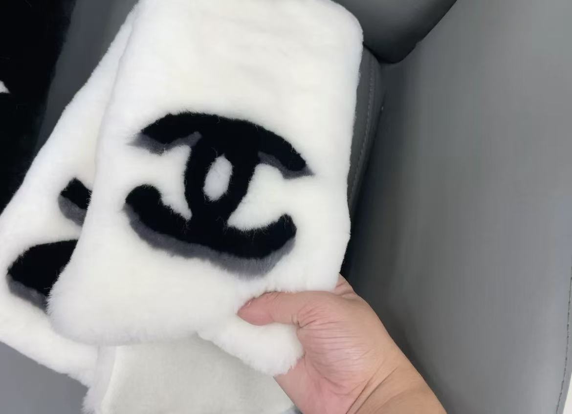 Chanel Warm Fleece Scarf
