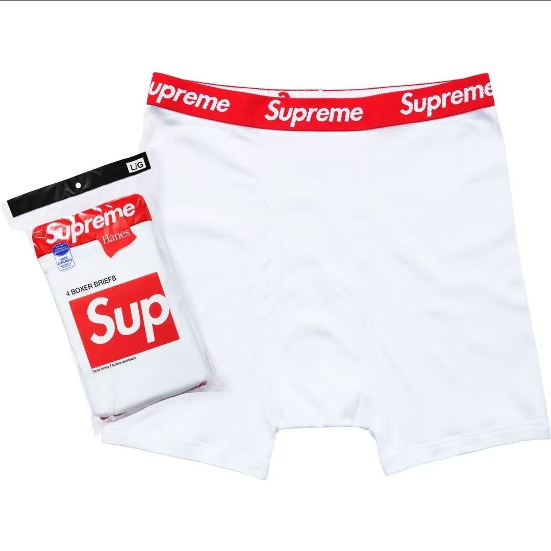 Supreme Men's Solid Color American Underwear, Youth Flat Corner Shorts, Breathable Four Corners