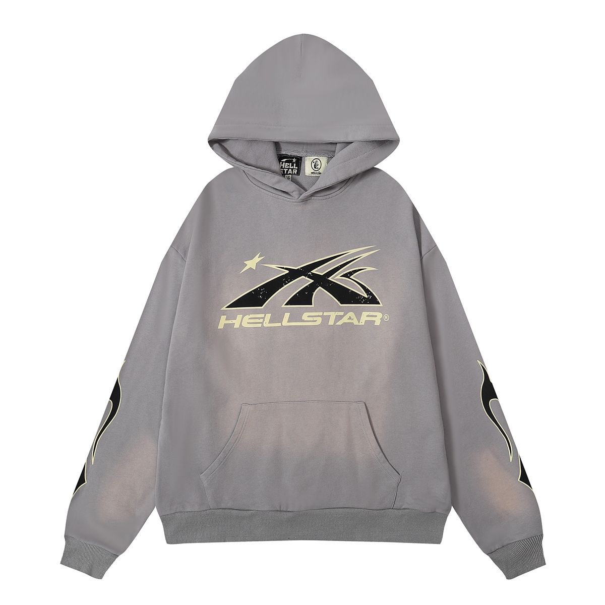 wasted grey hoodie