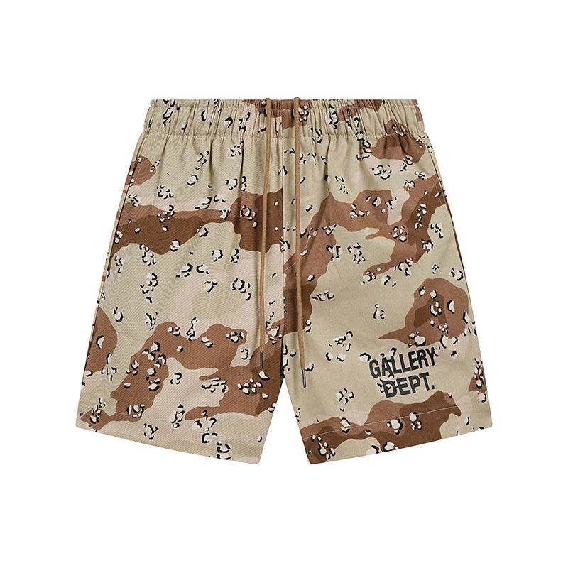 Desert Camo Black Letters Shorts