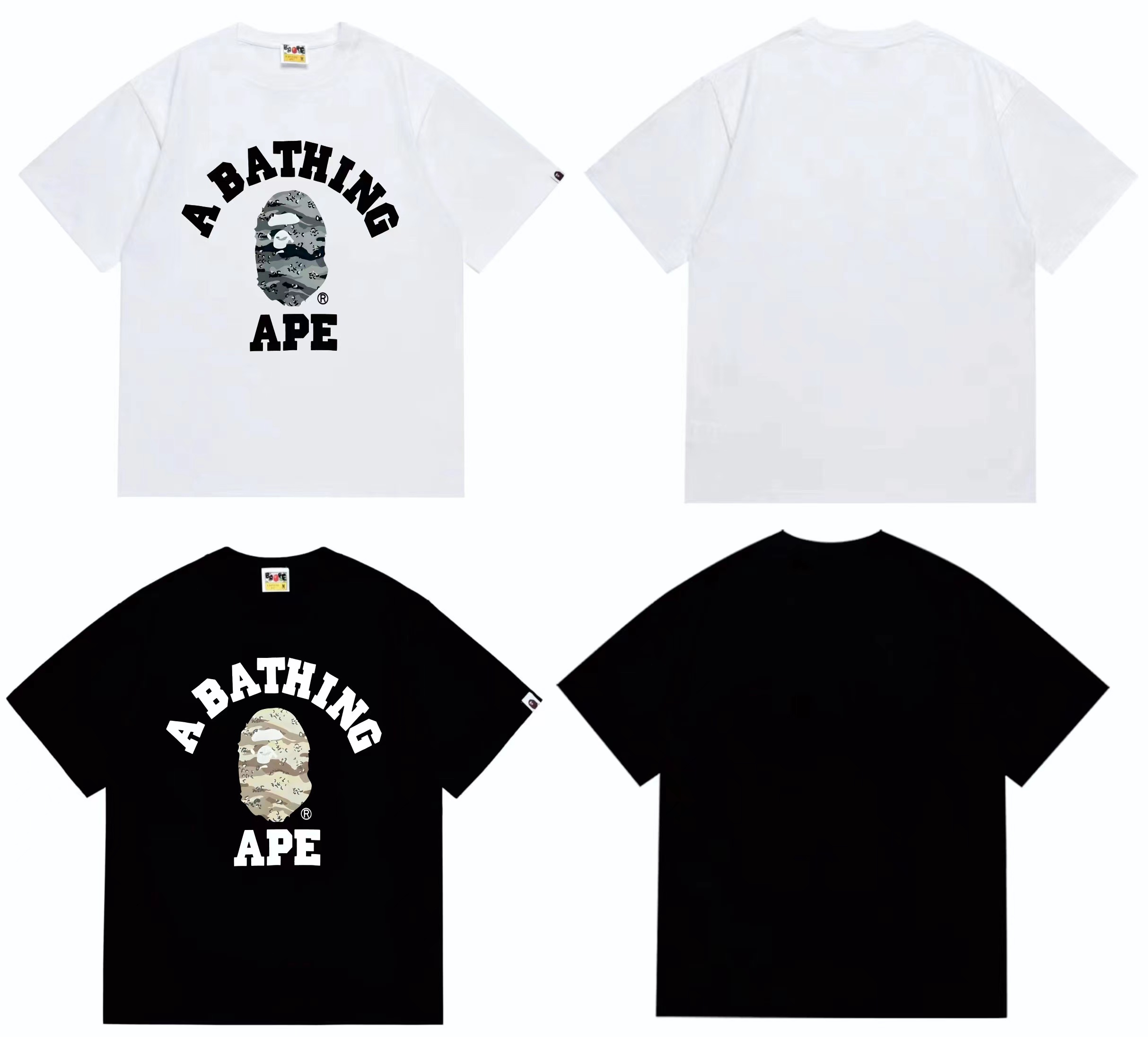 Desert ape man head printed t shirt