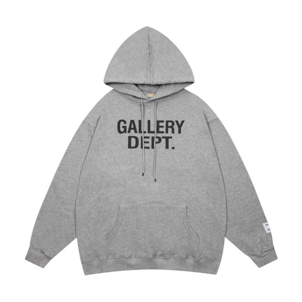 Front Classic Letters Hoodie 2 Colors