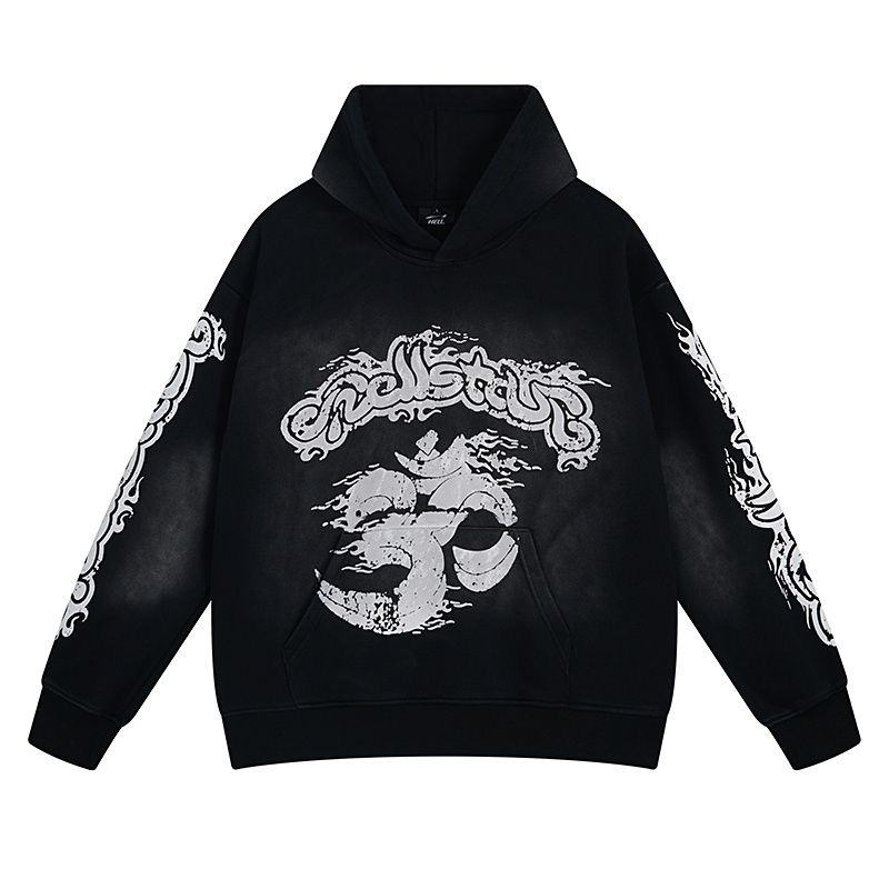 wasted big logo hoodie