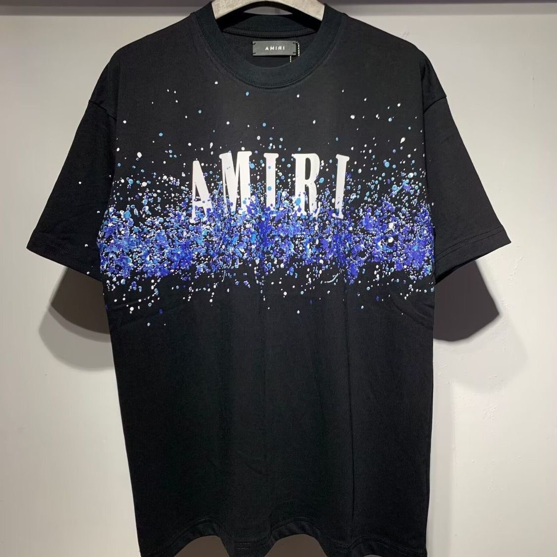 blue painting T
