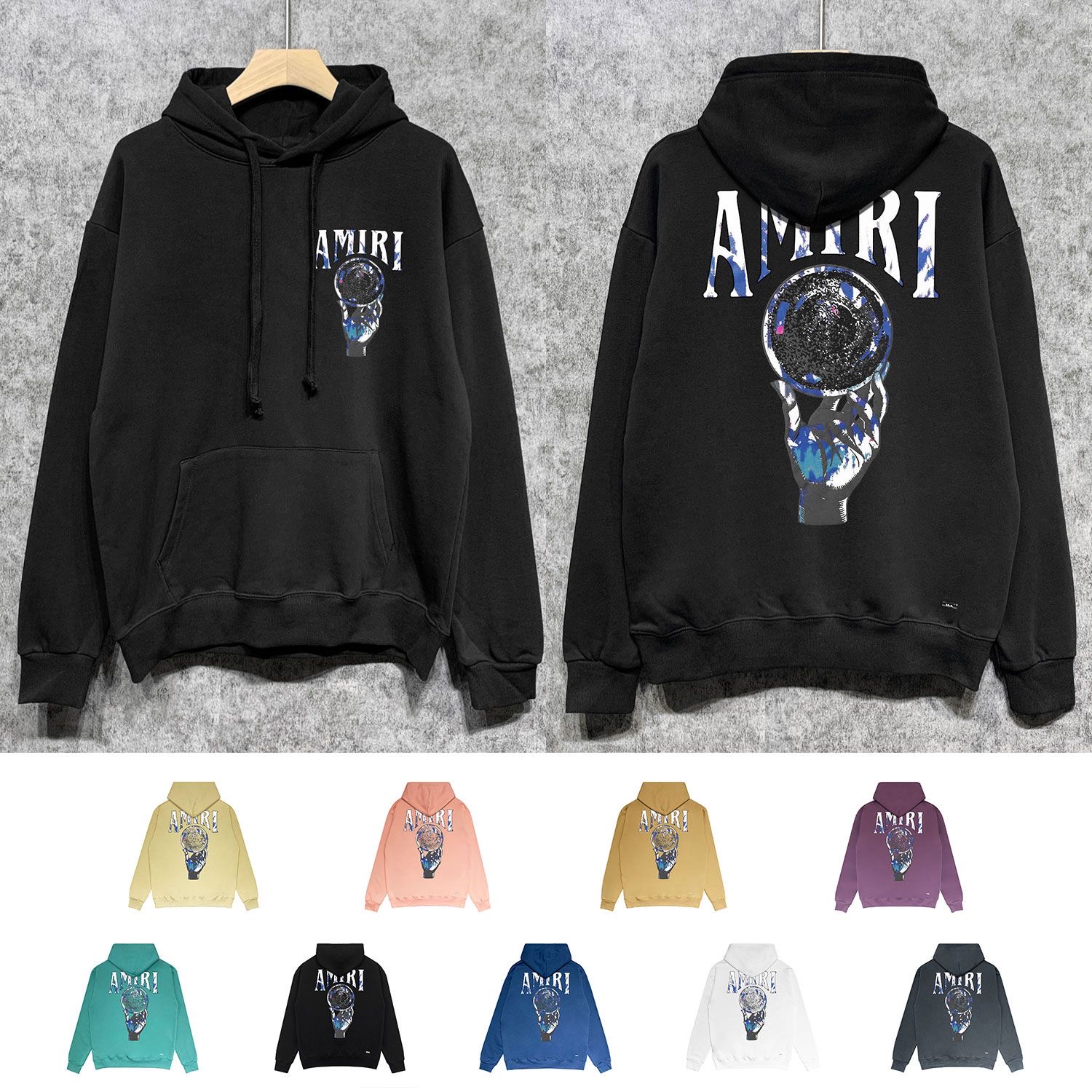hand on ball hoodie