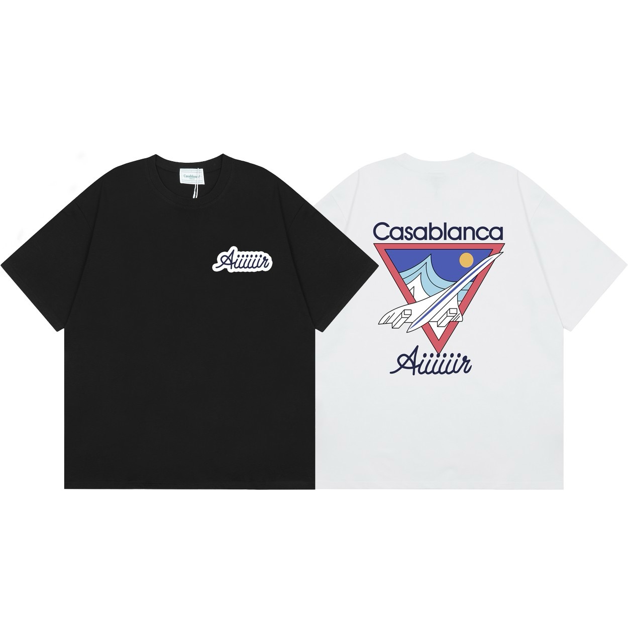 Aliiiii purple triangle graffic printed tshirt