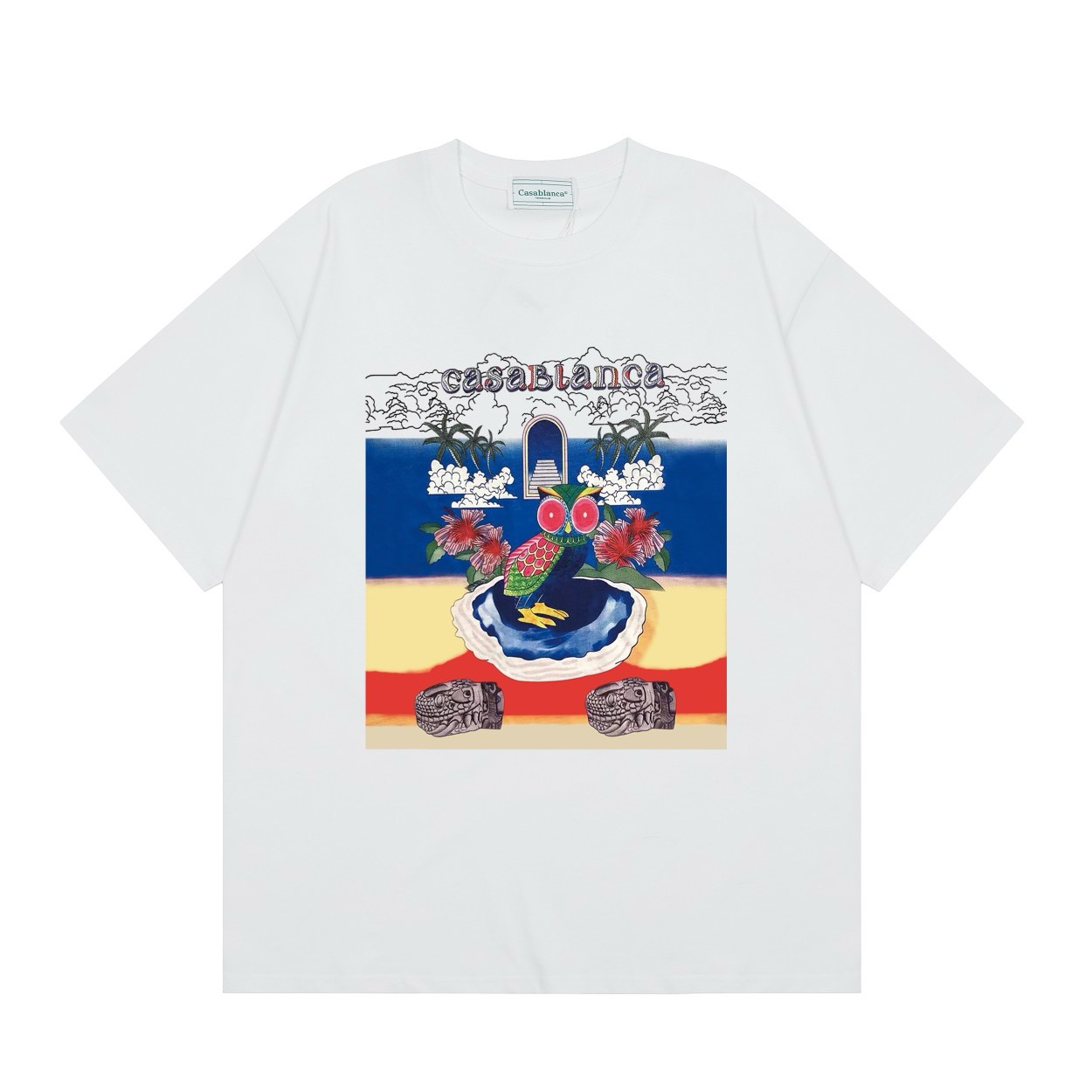 Graffic snake printed basic fashion tshirt