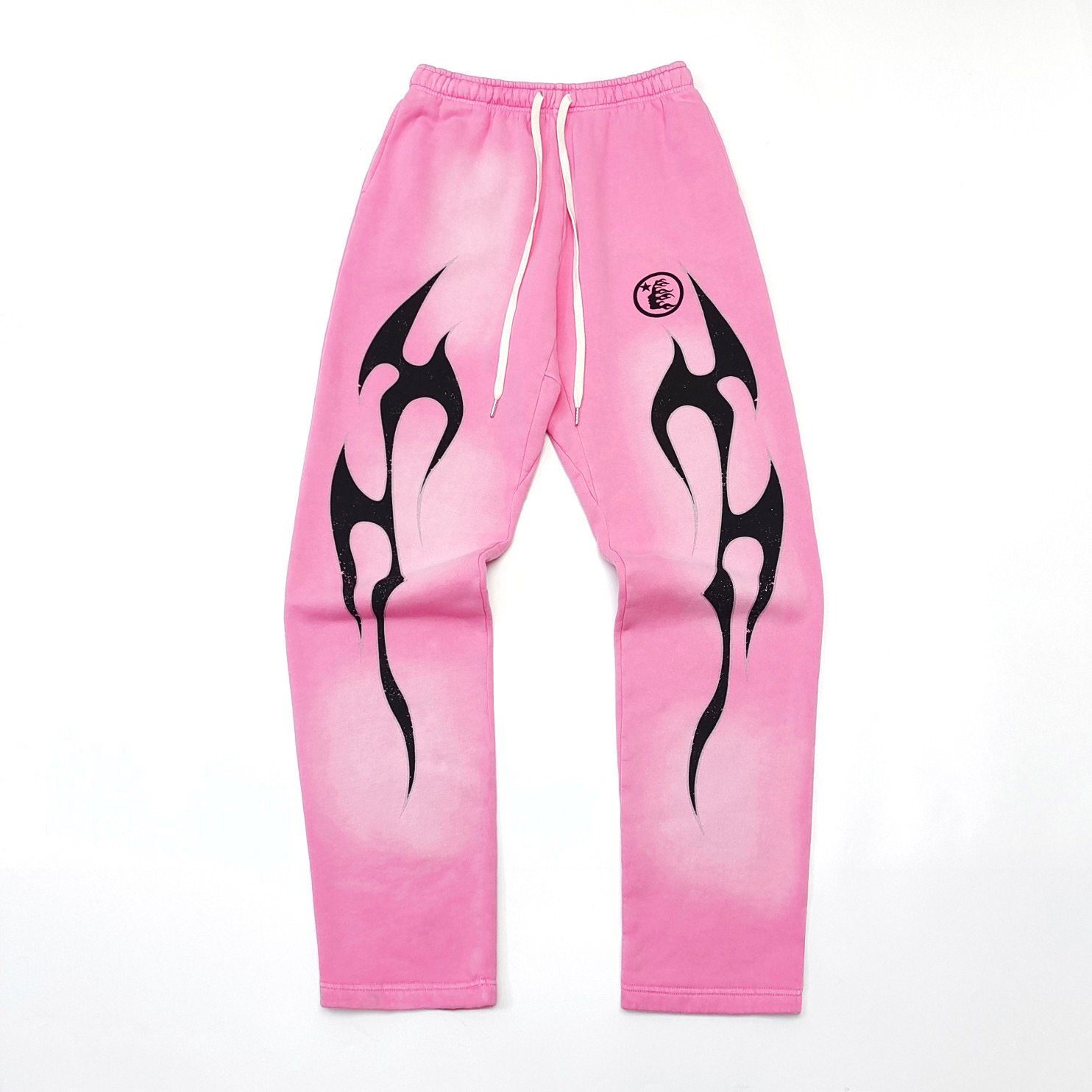 1:1 Version Flame Logo Pants Pink 2 Styles