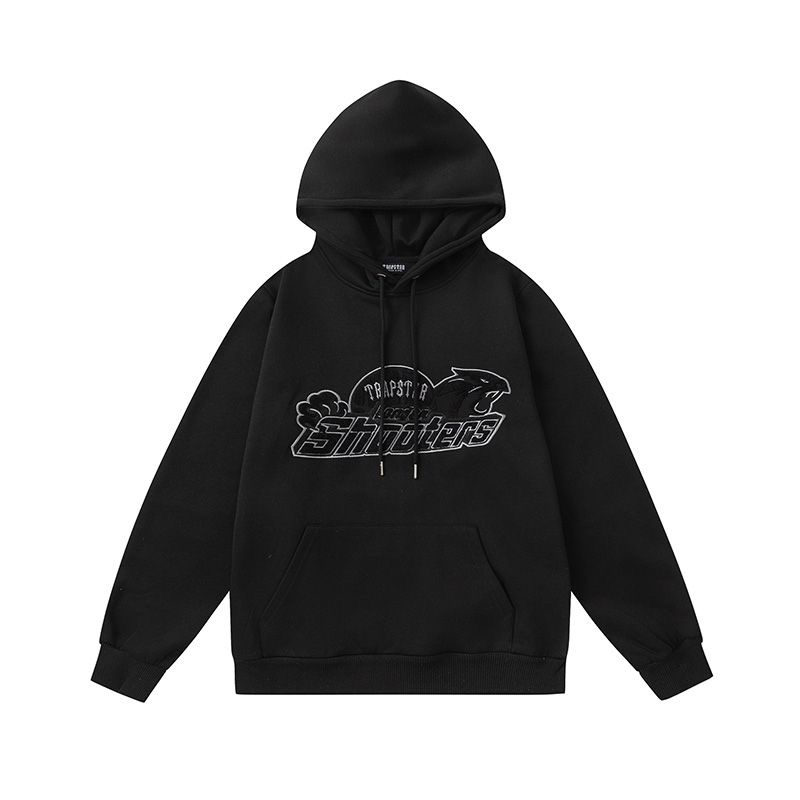 Fashion tiger head tower embroidery and fleece hoodie
