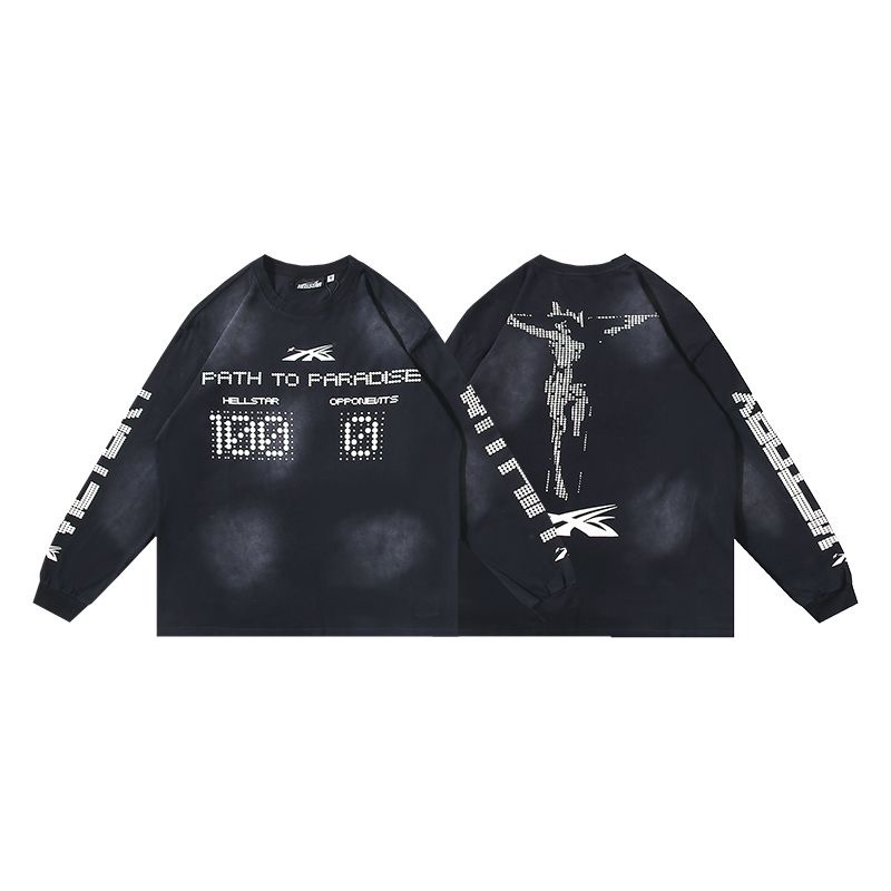 Scoreboard LS washed design long sleeve
