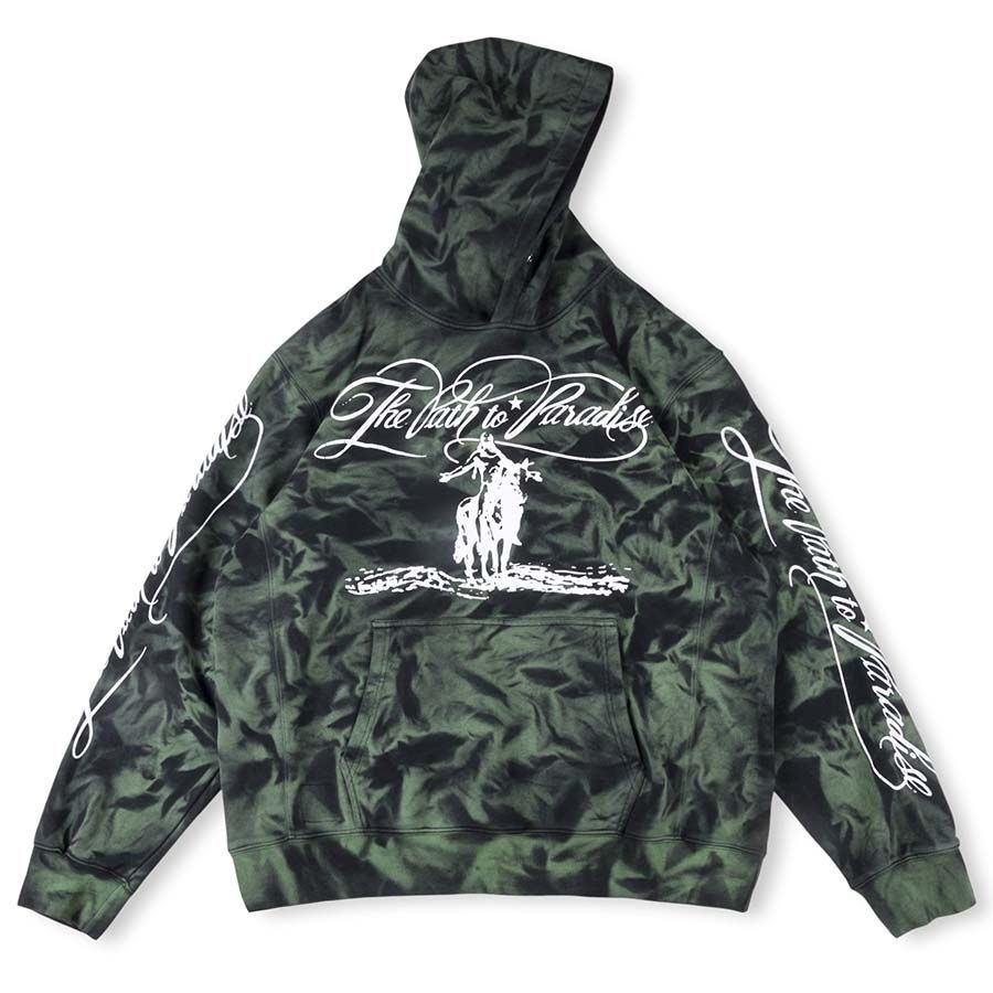 1:1 version green marble paradise hoodie