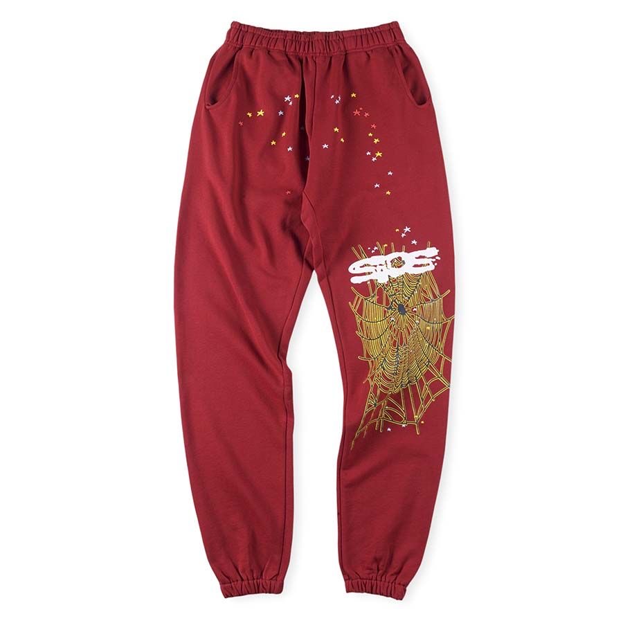 dark red pants