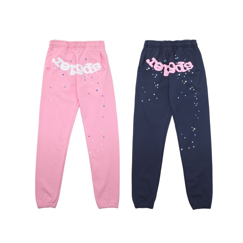 5555 foam printed star sports pants