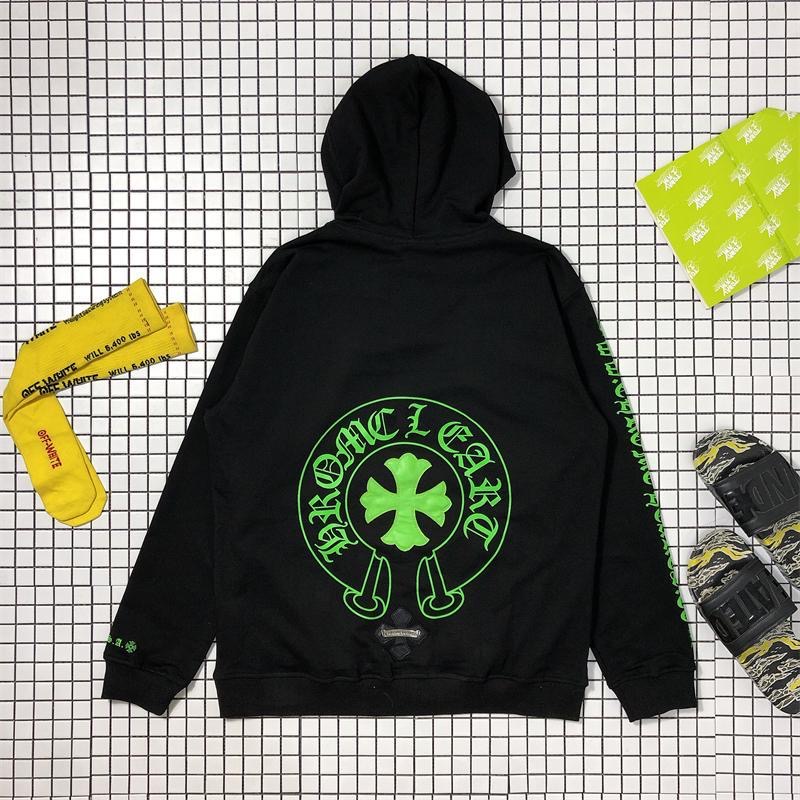 green logo hoodie