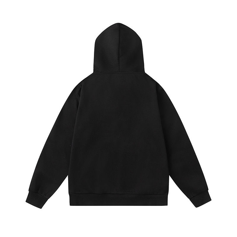 Fashion tiger head tower embroidery and fleece hoodie