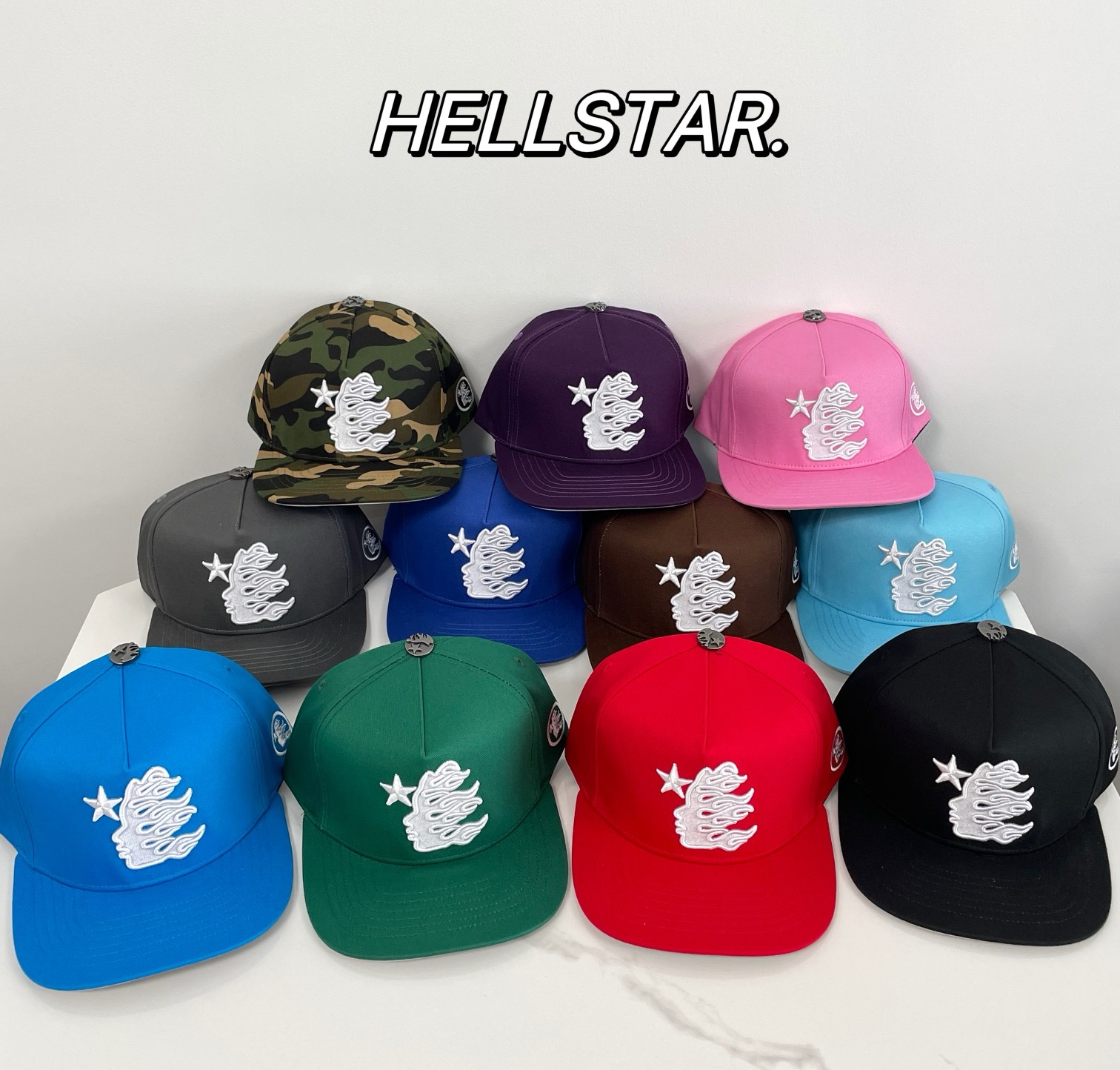 Various color caps