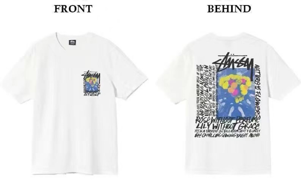 Basic mercury dice graffiti cotton tshirt