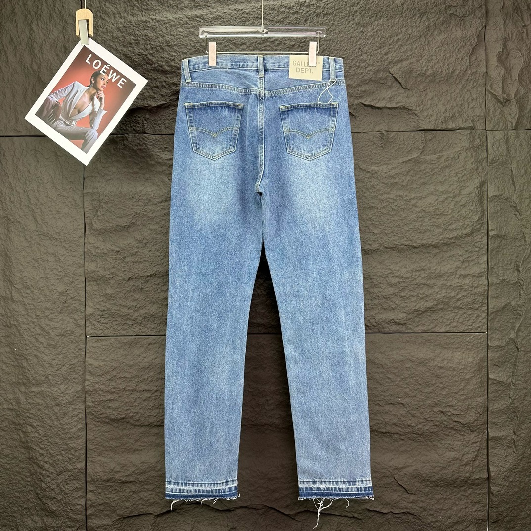 1:1 version 2024 new heavy ripped patch wash jeans