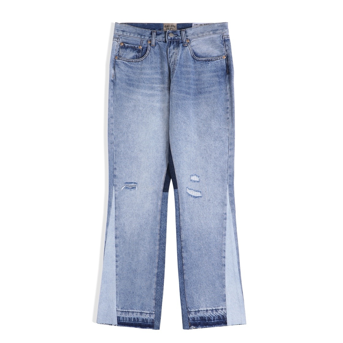 1:1 flared washing color jeans