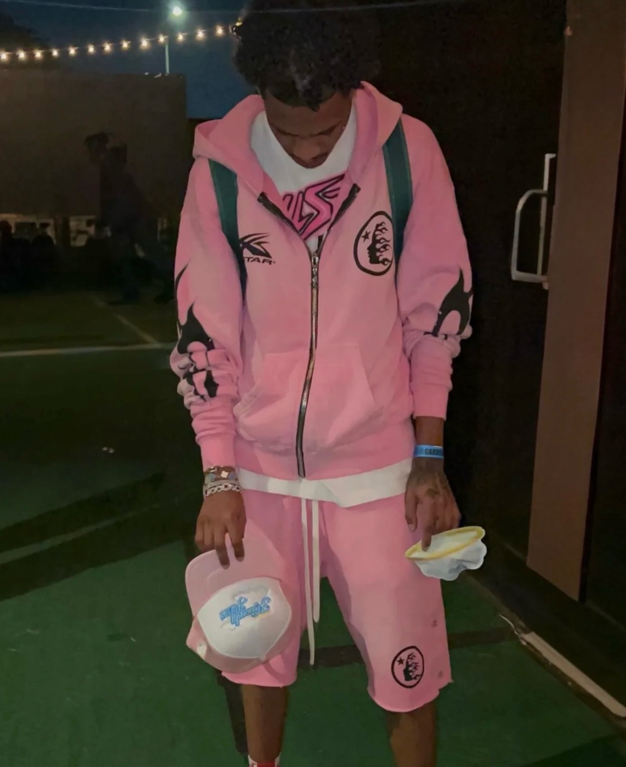 1:1 New pink vintage washed hoodie