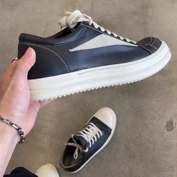 R0 1:1 classic engraved leather board shoes