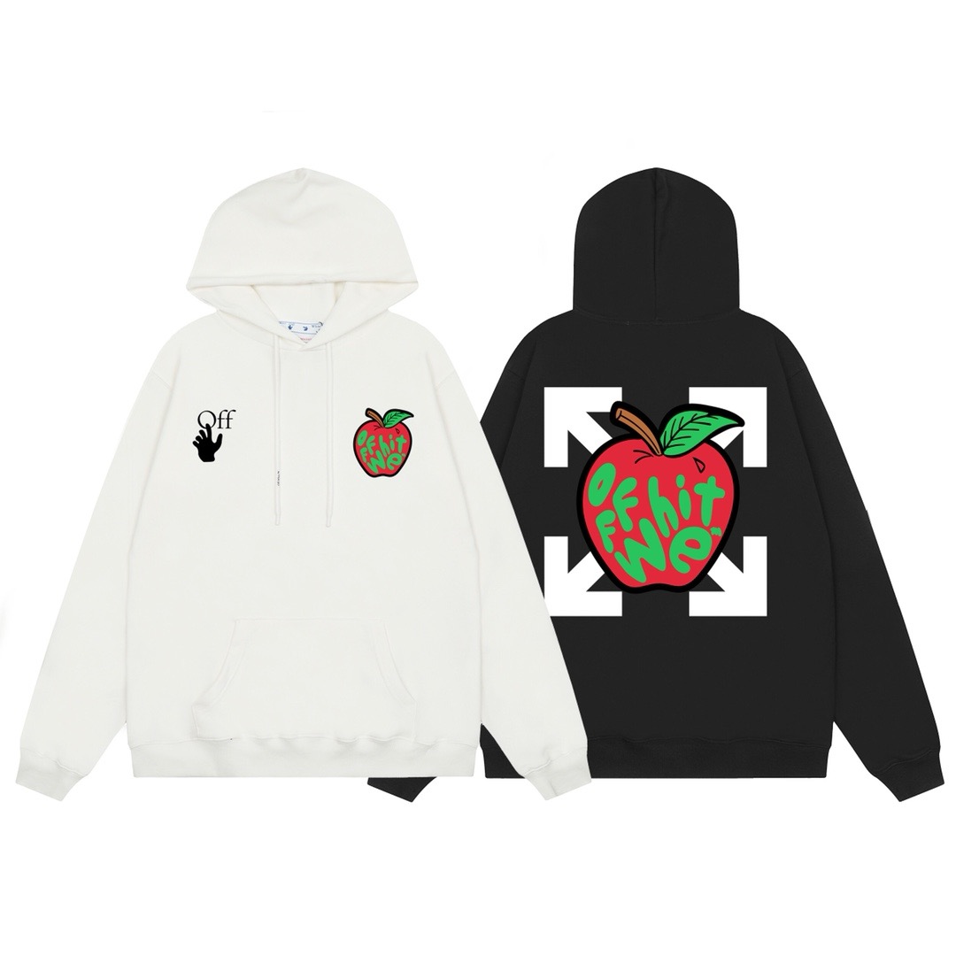 1:1 apple bite simple hoodie