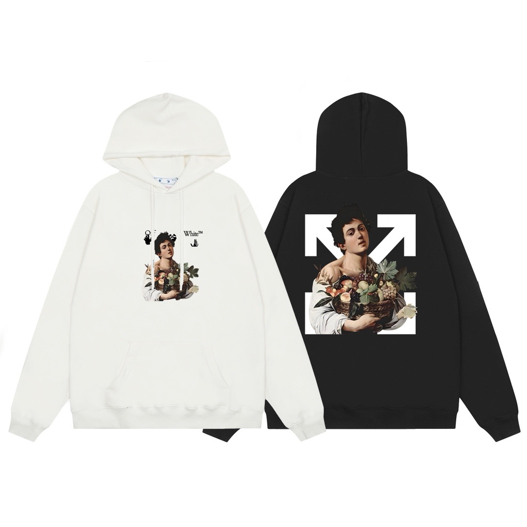 1:1 Basic man with flower hoodie