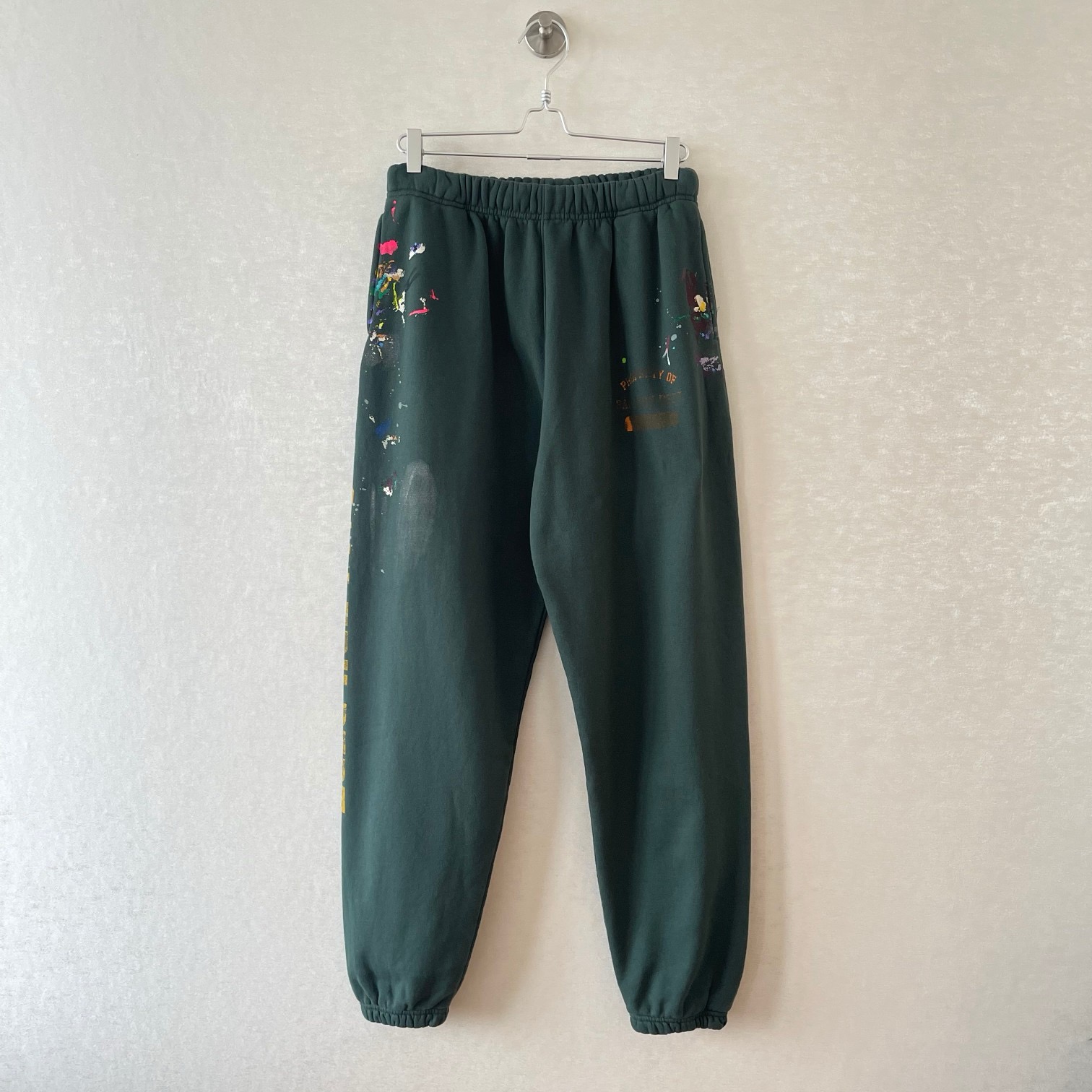 1:1 dark green painting pant