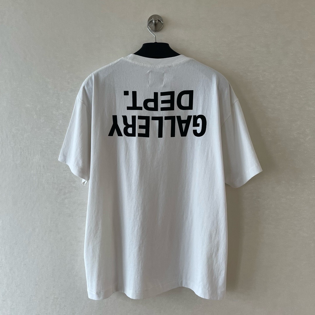 1:1 Reversed letter printing white tshirt