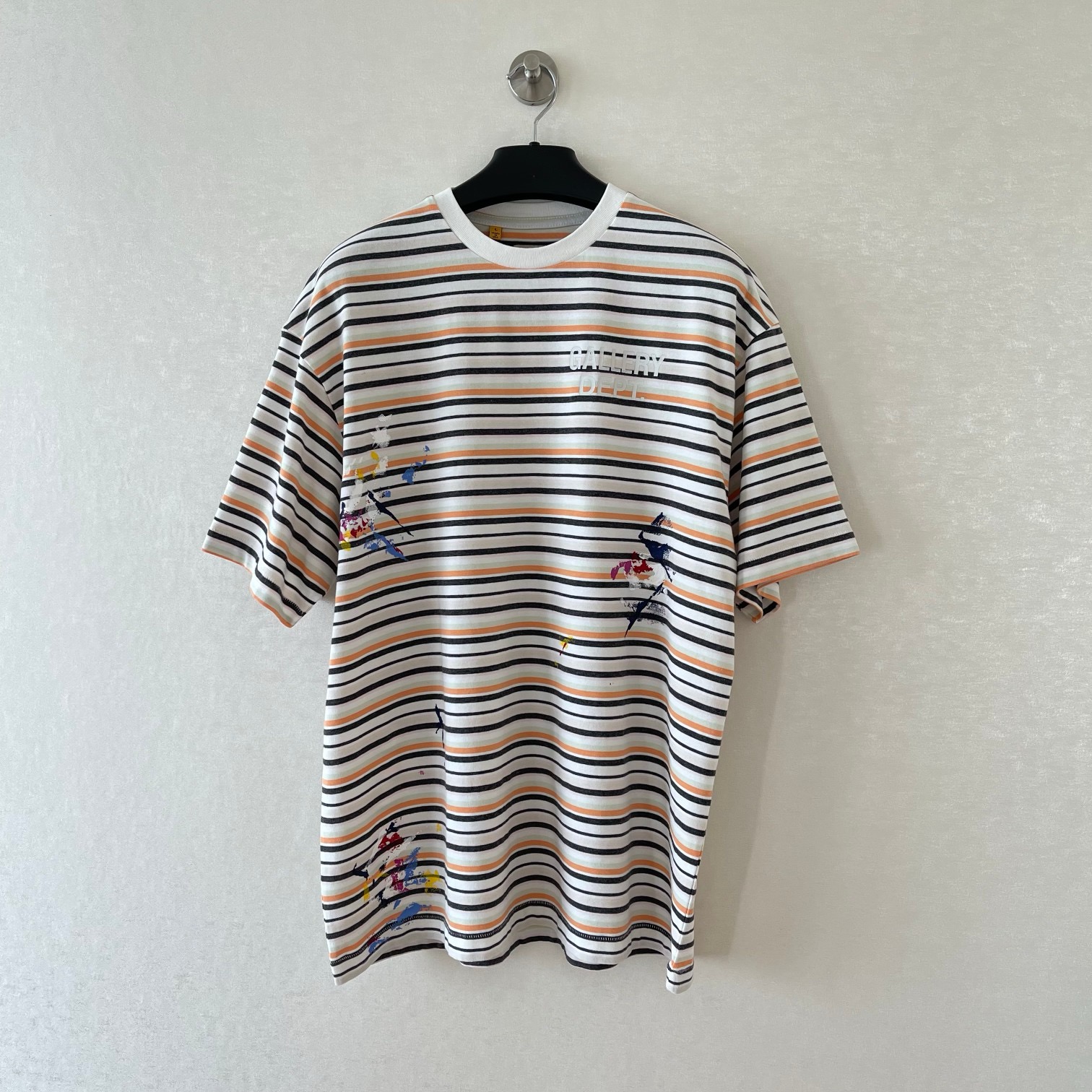 1:1 Stripe washing simple tshirt