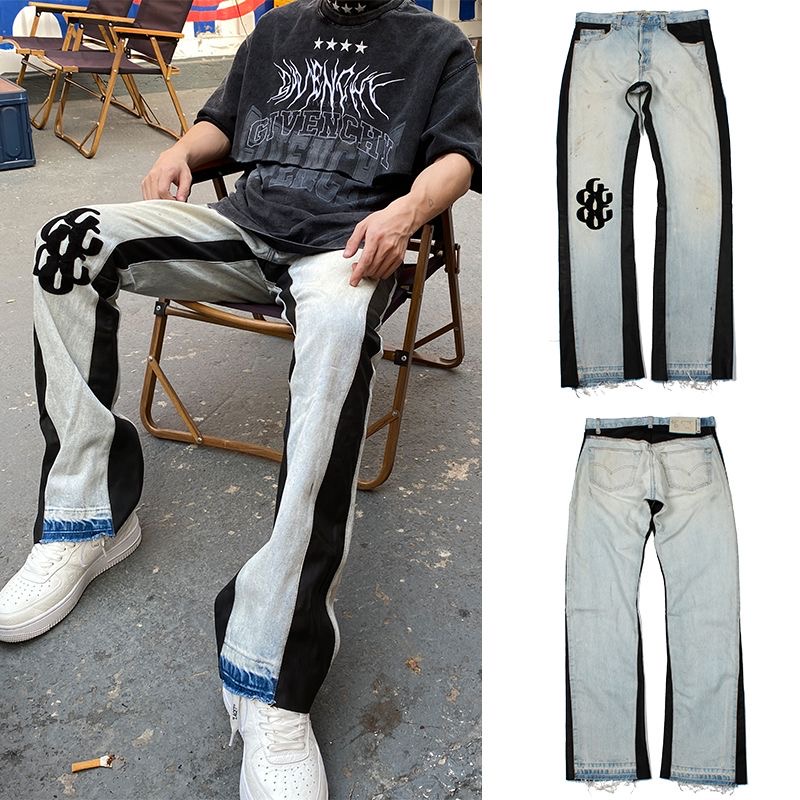 1:1 New splicing jeans