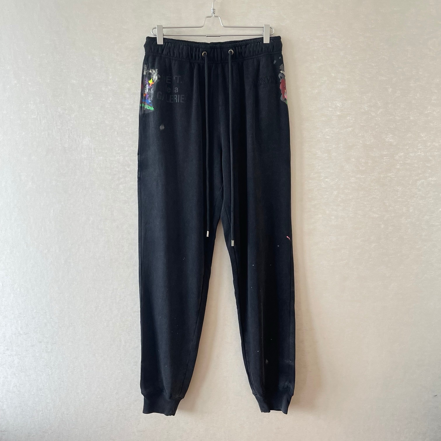 1:1 Black paiting printed pant